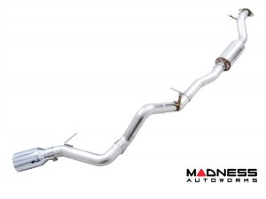 Ford Bronco Performance Exhaust System - Cat Back - Single Rear Exit - AWE - Chrome Tip w/ Bash Guard